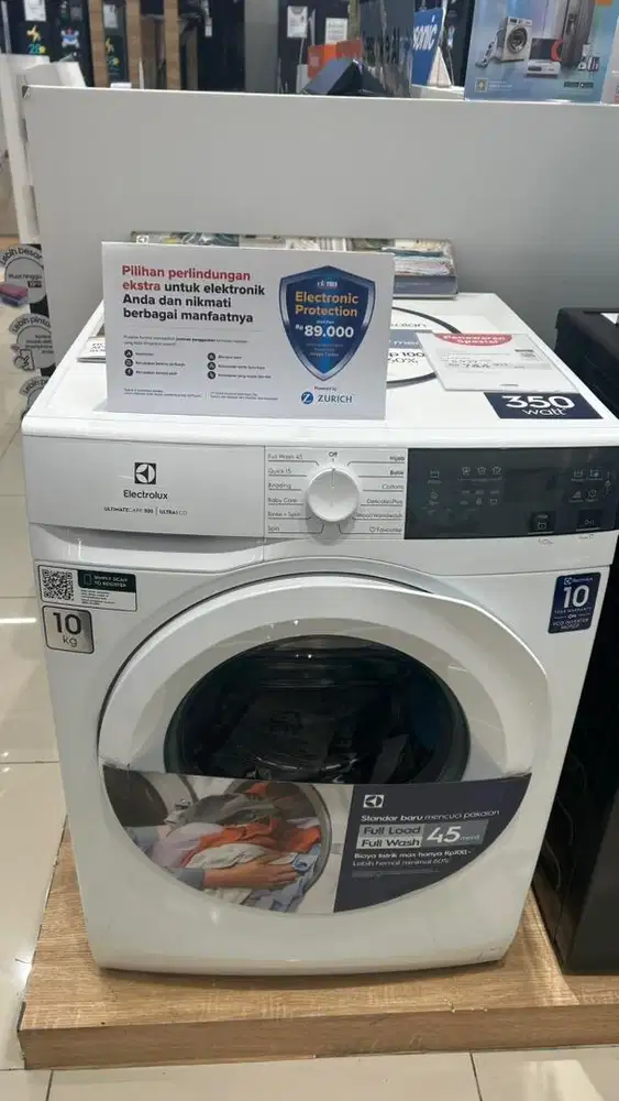 CICILAN RINGAN BUNGA RENDAH MESIN CUCI ELECTROLUX 10KG