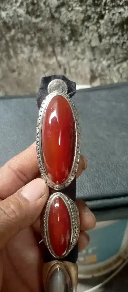 Batu pandan merah &kapas lumut