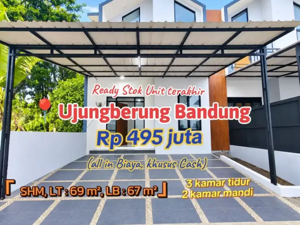 READY STOK 1 UNIT RUMAH 2 LANTAI CILENGKRANG UJUNGBERUNG KODYA BANDUNG