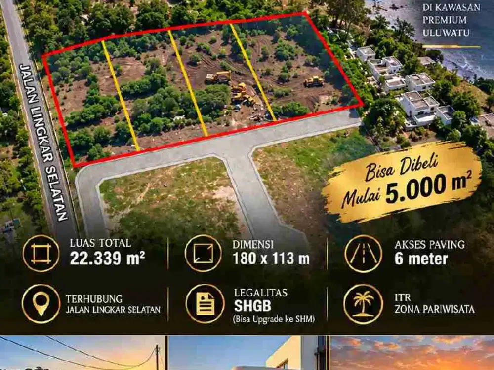 Tanah Exclusive area Pantai Cemongkak Pecatu