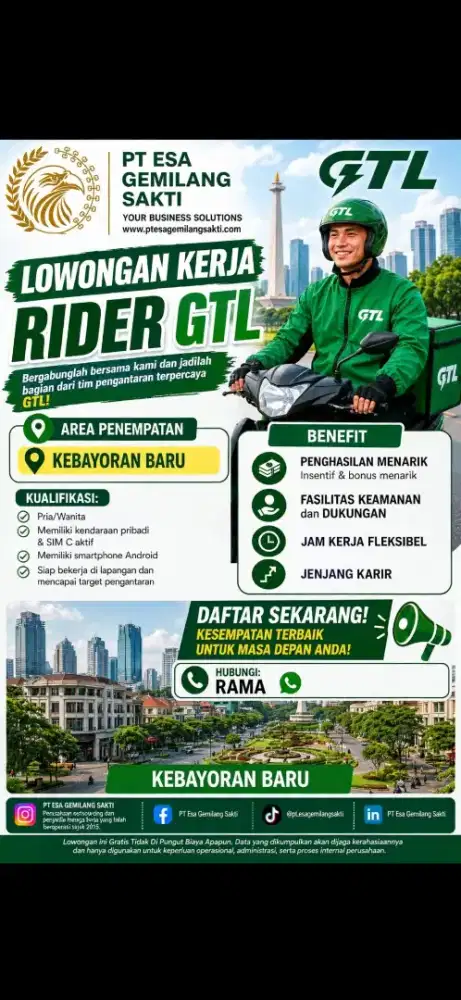 Lowongan Kurir GTL