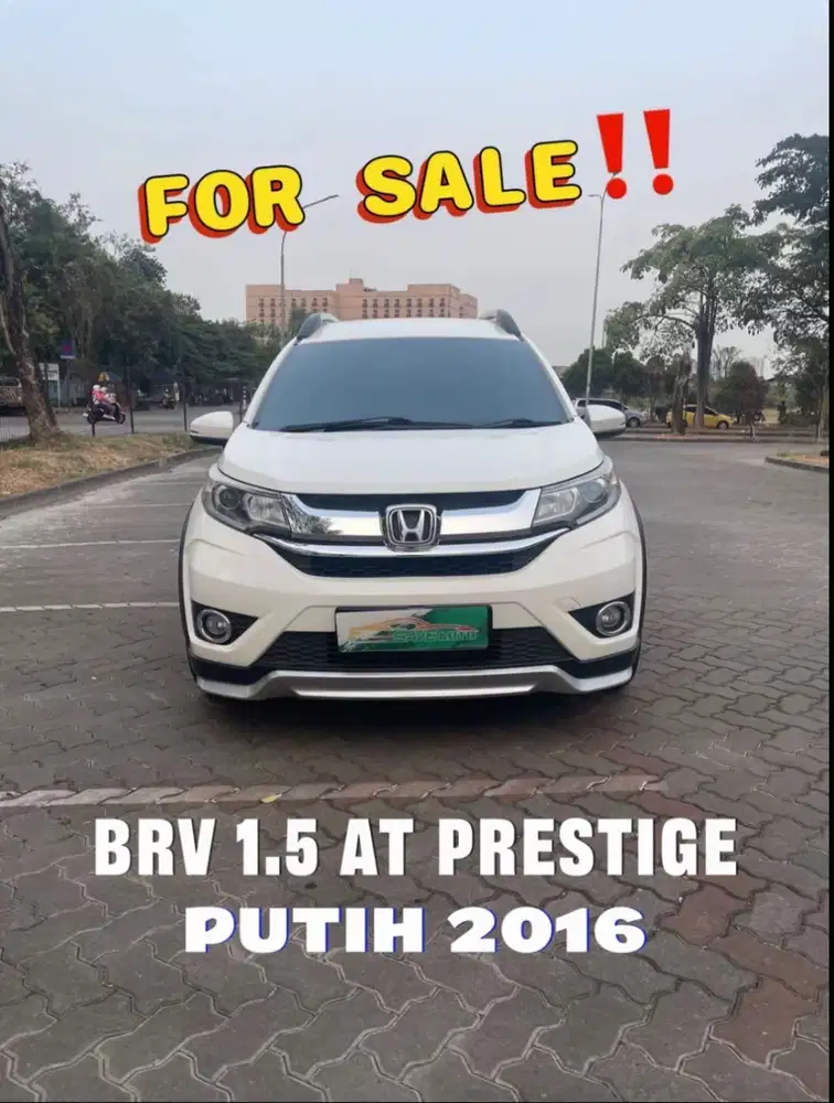 FOR SALE HONDA BRV 1.5 E AT PRESTIGE (PUTIH) 2016