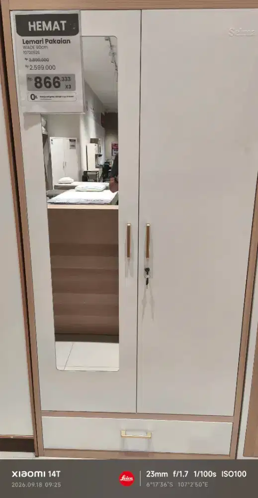 Lemari pakaian metal Murah