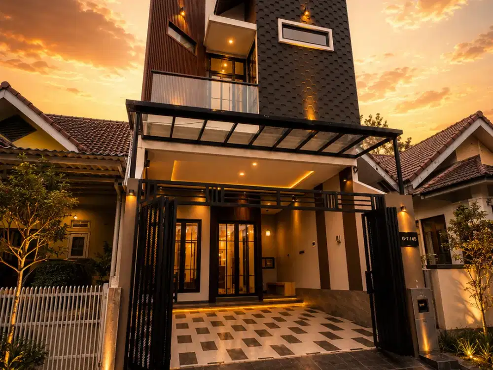 Rumah dekat orang tua, Rumah Type Industrial, New house, di Pamulang Estate