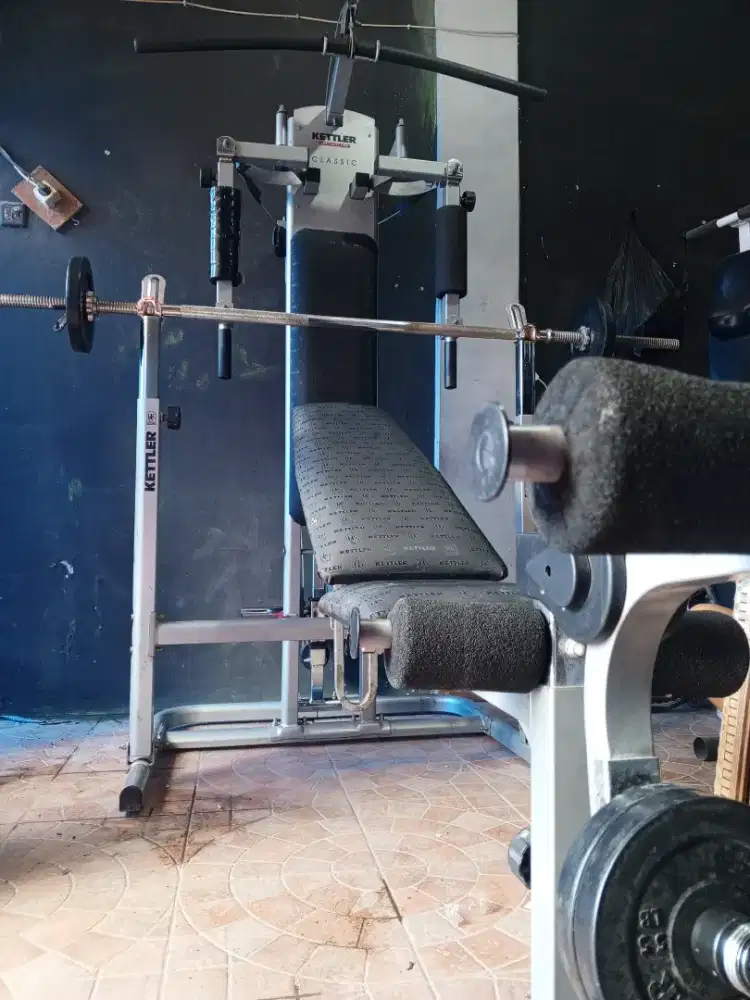 home gym bench press kettler.alat olahraga