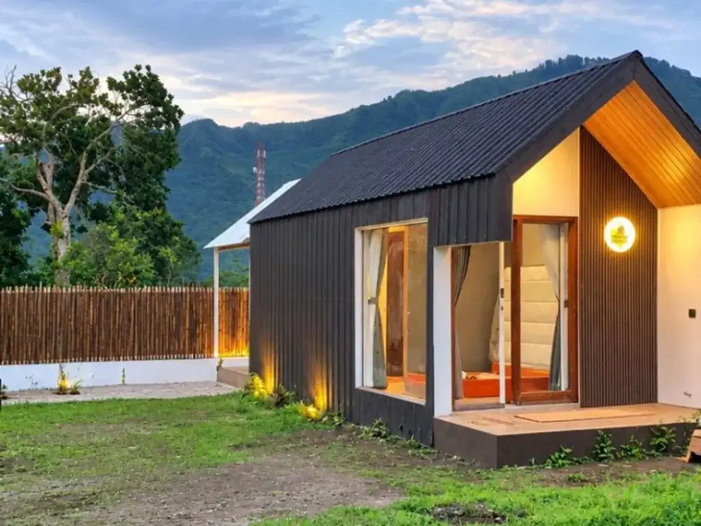 Rumah view Gunung Rinjani di Sembalun
