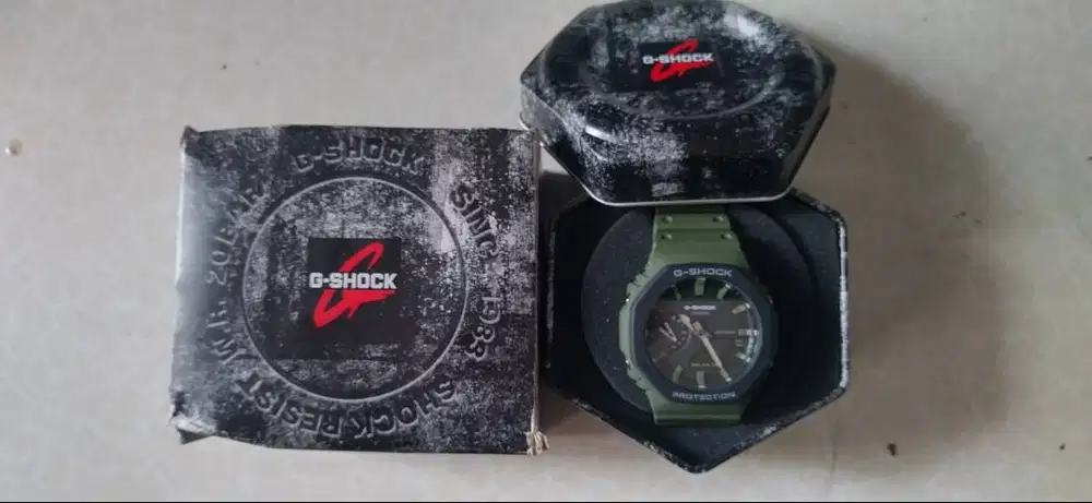 Jual jam tangan G-shock ga-2110su-3adr like new