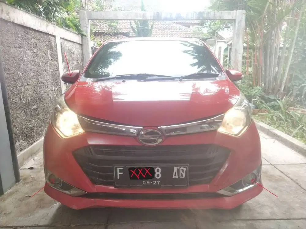 Daihatsu SIgra R AT 2017 Merah Bogor kota