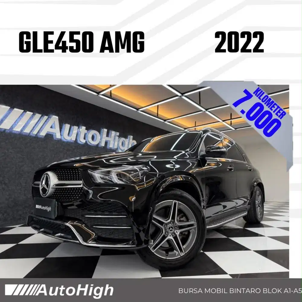 DP10% [Km7.000] GLE450 AMG 2022 Black / GLE 450 Reg 2023 #AUTOHIGH