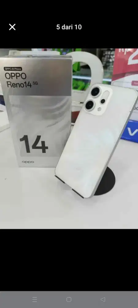 oppo Reno 14 5G 12/256,seken seperti baru,fulset,belum pernah bongkar,