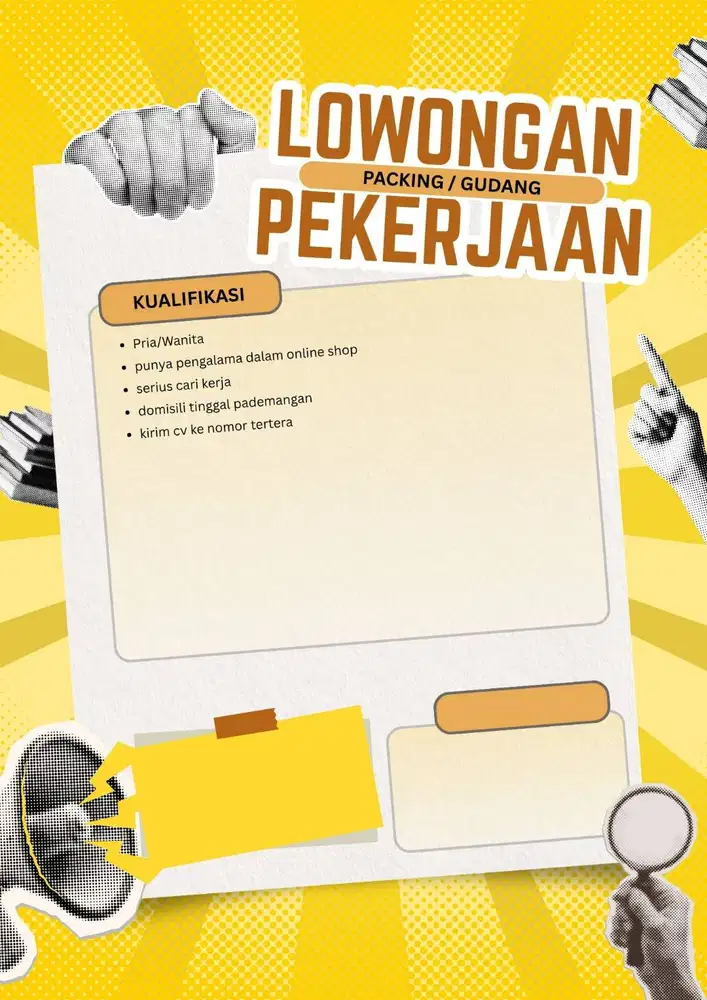 lowongan kerja packing dan pickers