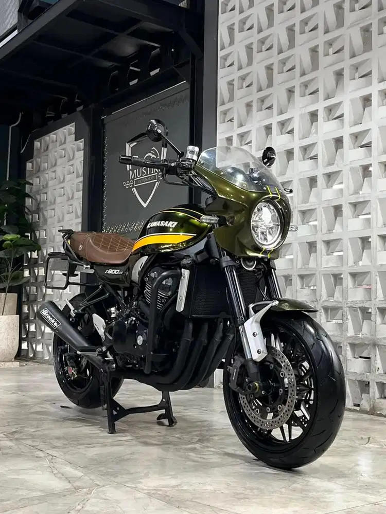 Kawasaki Z900RS Cafe 2019 Full Paper Nopol DK Pajak Hidup Istimewa