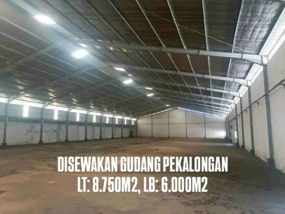DISEWAKAN GUDANG PEKALONGAN, JAWA TENGAH