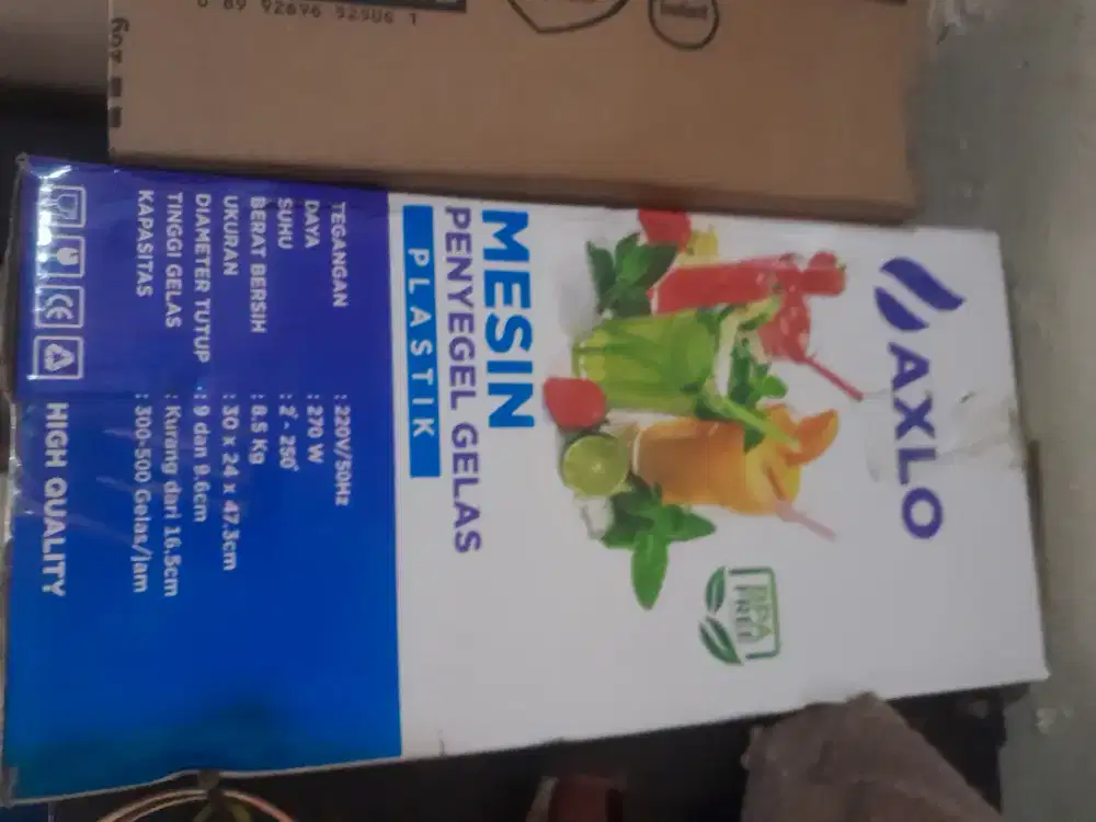 Cup sealer pemakaian 1 bulan lengkap
