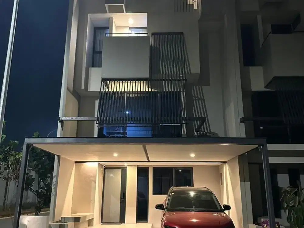 DISEWAKAN RUMAH 3,5 LANTAI FULL FURNISHED CLUSTER TABEBUYA GREENWICH PARK BSD CITY