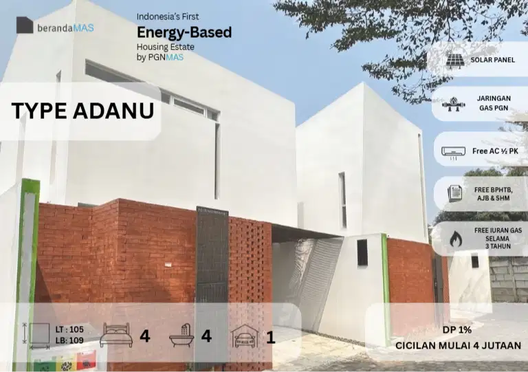 Adanu At berandaMAS, rumah siap huni dan lokasi strategis