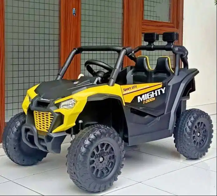 Mainan Mobil Aki Anak Murah Ban Karet Model Jeep PMB 9388B Savox