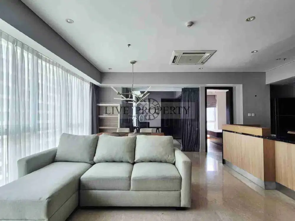 Disewakan Apt. Setiabudi SkyGarden 2BR, 1 study room 155sqm furnished, homey, rapi, dan ready to move in