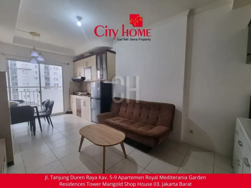 Disewakan Apartemen Furnished di Mediterania Garden Residences 2