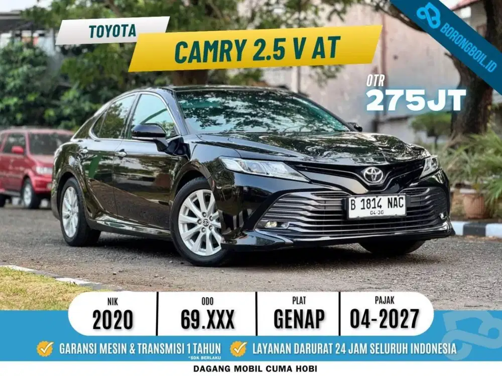 SIAP PAKAI! CAMRY 2.5 V AT 2020 HITAM
