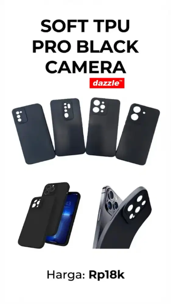 Soft TPU Pro Camera Black