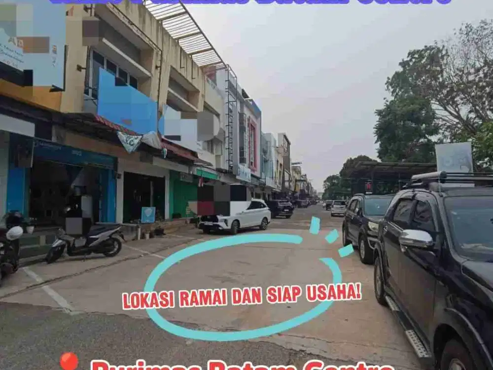 Disewakan Ruko Purimas Batam Centre Siap Buka Usaha Strategis