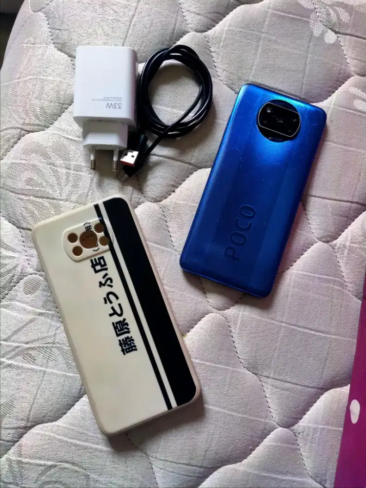 POCO X3 NFC 6/64 Hp dan Charger