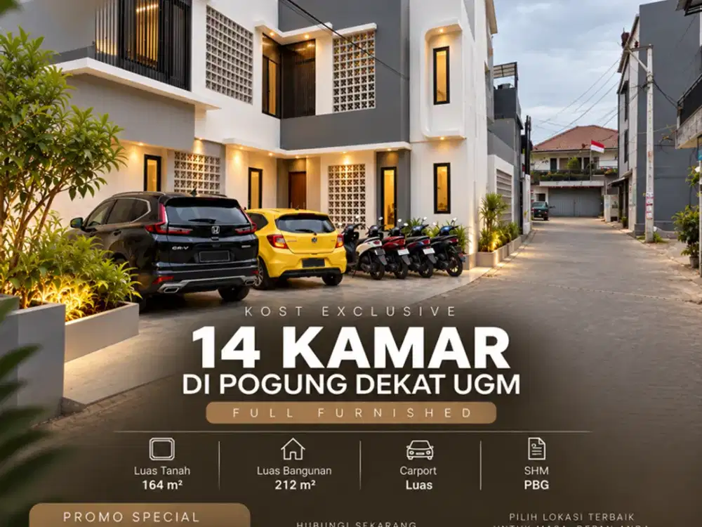 Kost Exclusive Full Furnished Ring 1 UGM – Pogung Kidul