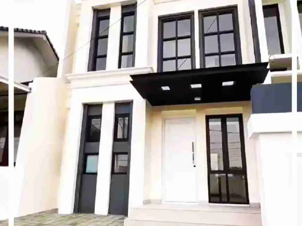 RUMAH CLASSIC 2 LANTAI BANGUNAN BARU DI KEMANG PRATAMA BEKASI