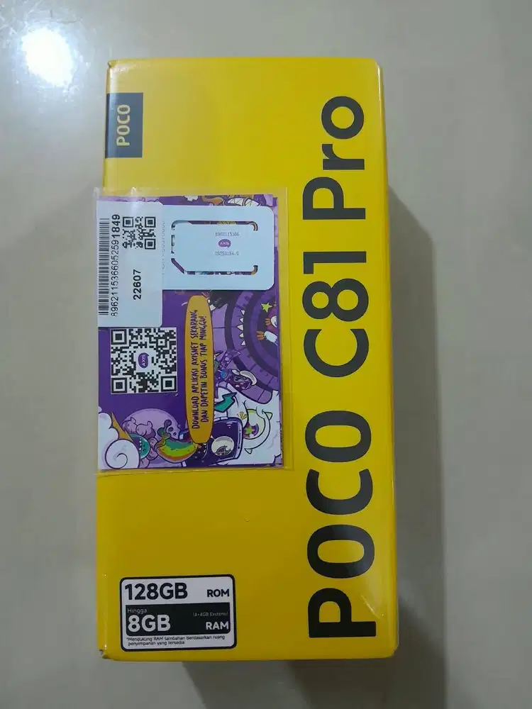 POCO C81 PRO Varian tertinggi 128gb baru segel garansi resmi termurah