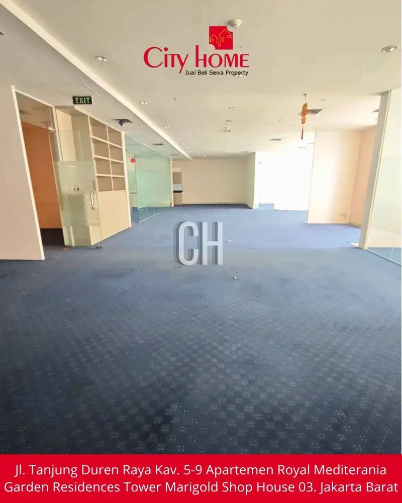 Dijual Ruang Kantor Unfurnished di Apl Tower Central Park