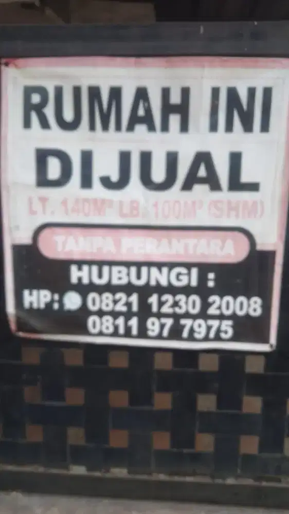 DIJUAL RUMAH DI PERUMAHAN VILLA SANTIKA 2 - DEPOK - NEGO HARGA
