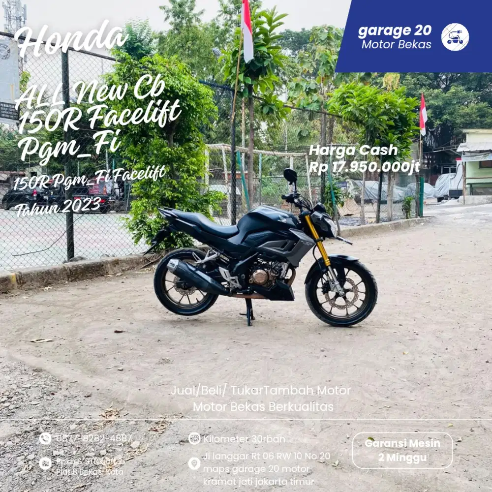 Honda Cb New 150R Pgm_Fi Facelift Tahun 2023 Pajak Off