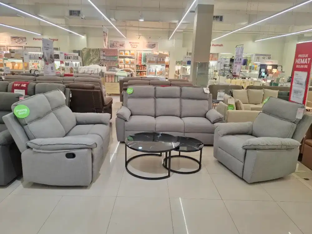SET SOFA RECLINER PREMIUM - GRATIS ONGKIR & PASANG - CICILAN 0%