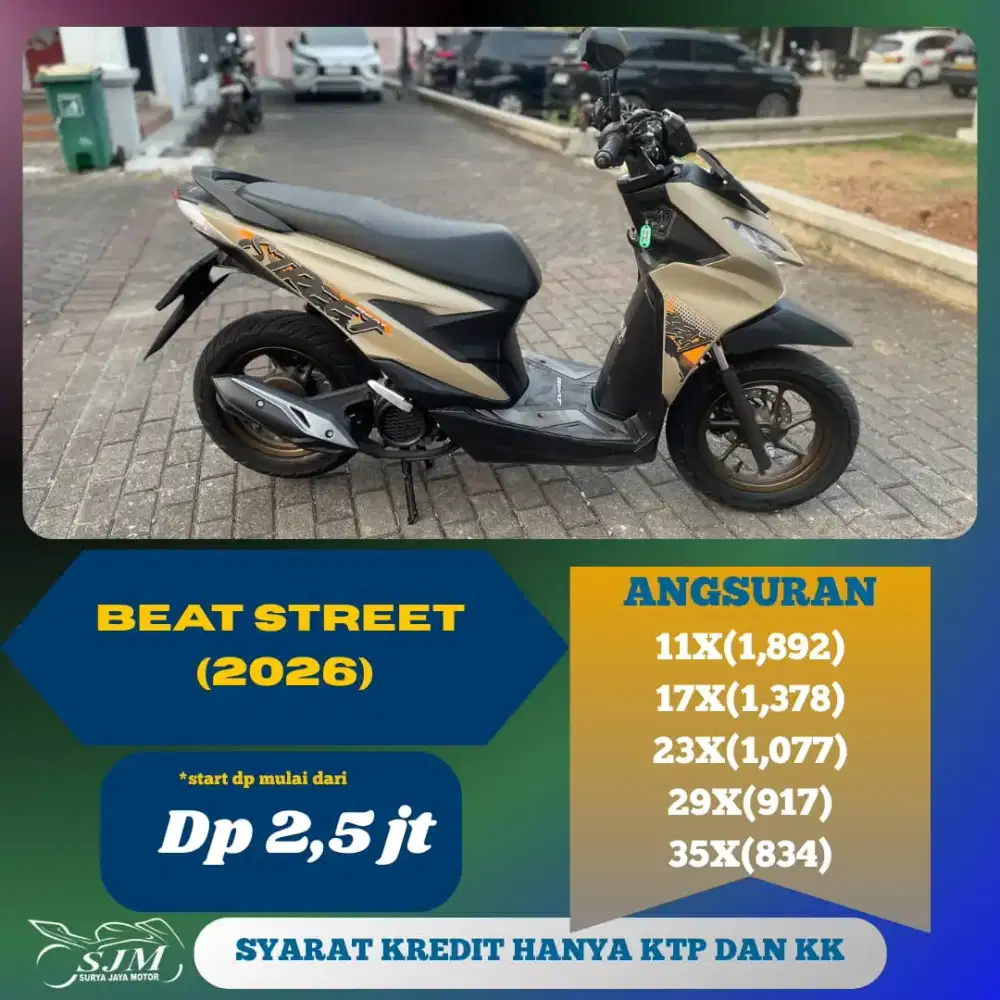 HONDA BEAT STREET 2026 MESIN HALUS