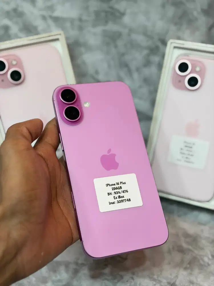 iPhone 16 plus 256gb garansi resmi ex ibox
