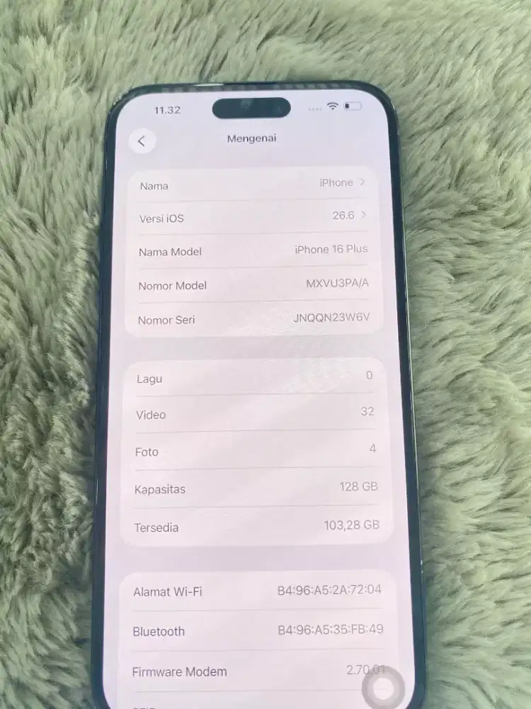 IPHONE 16 PLUS -128GB-EX IBOX