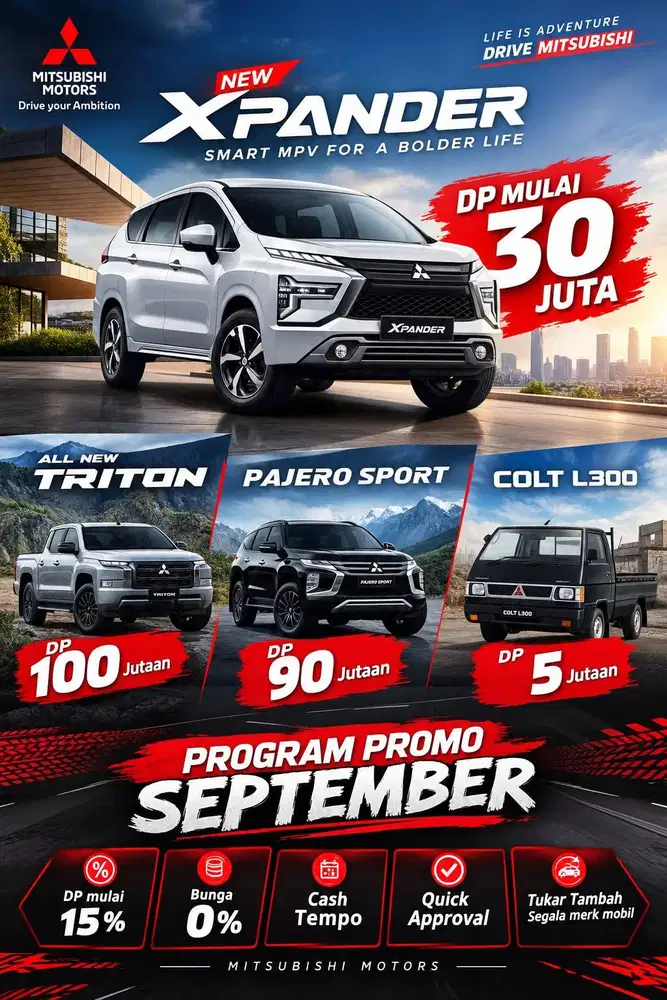 MITSUBISHI XPANDER ULTIMATE MATIC 2026 DP 30 JUTAAN