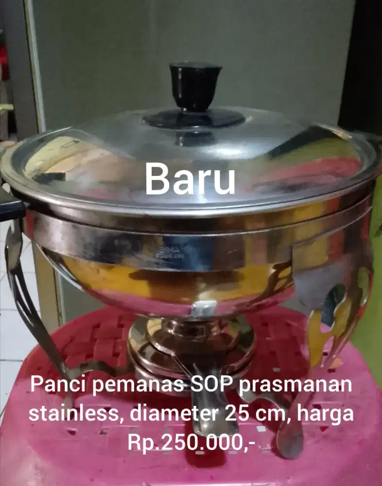 Panci pemanas sayur prasmanan