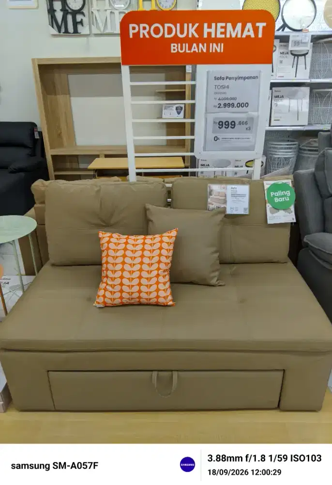 PROMO SOFA PENYIMPANAN MURAH