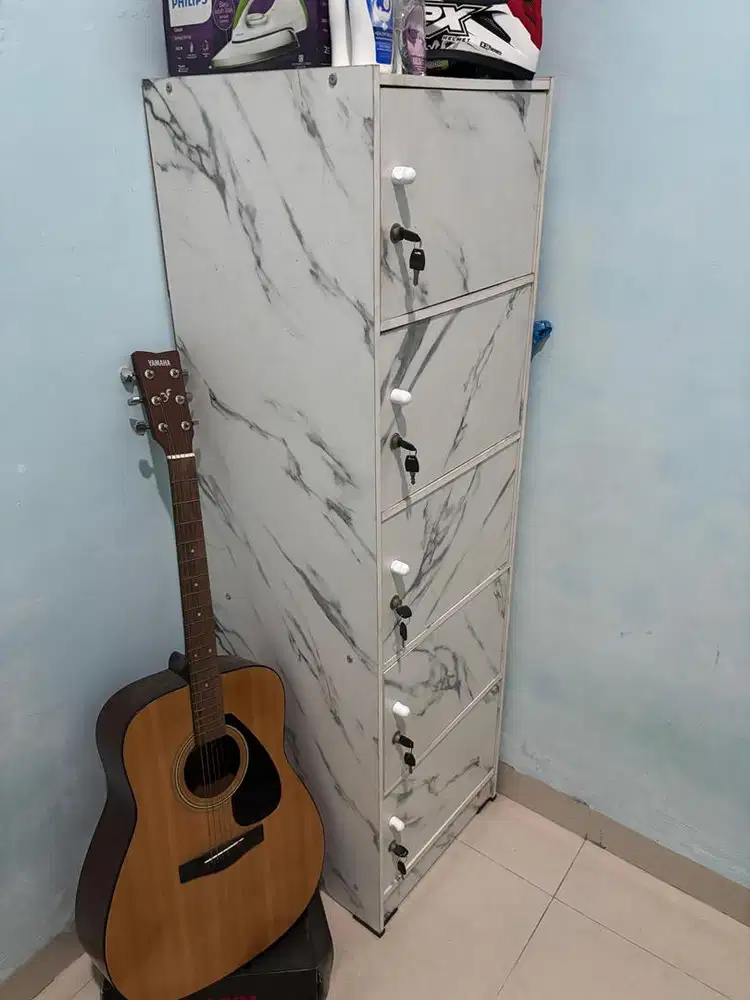 Lemari kayu 5 tingkat