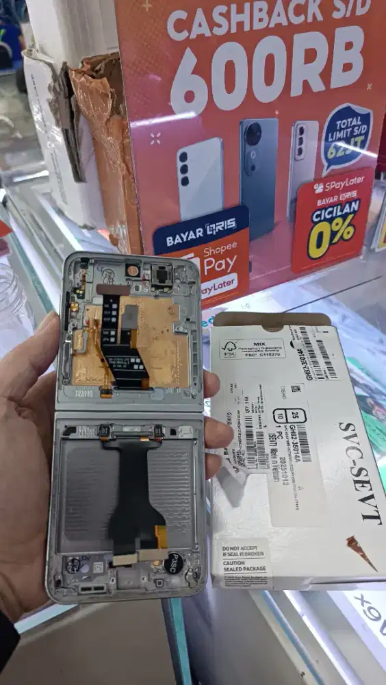 Flexible+Frame Samsung Zflip 6 Original Cabutan