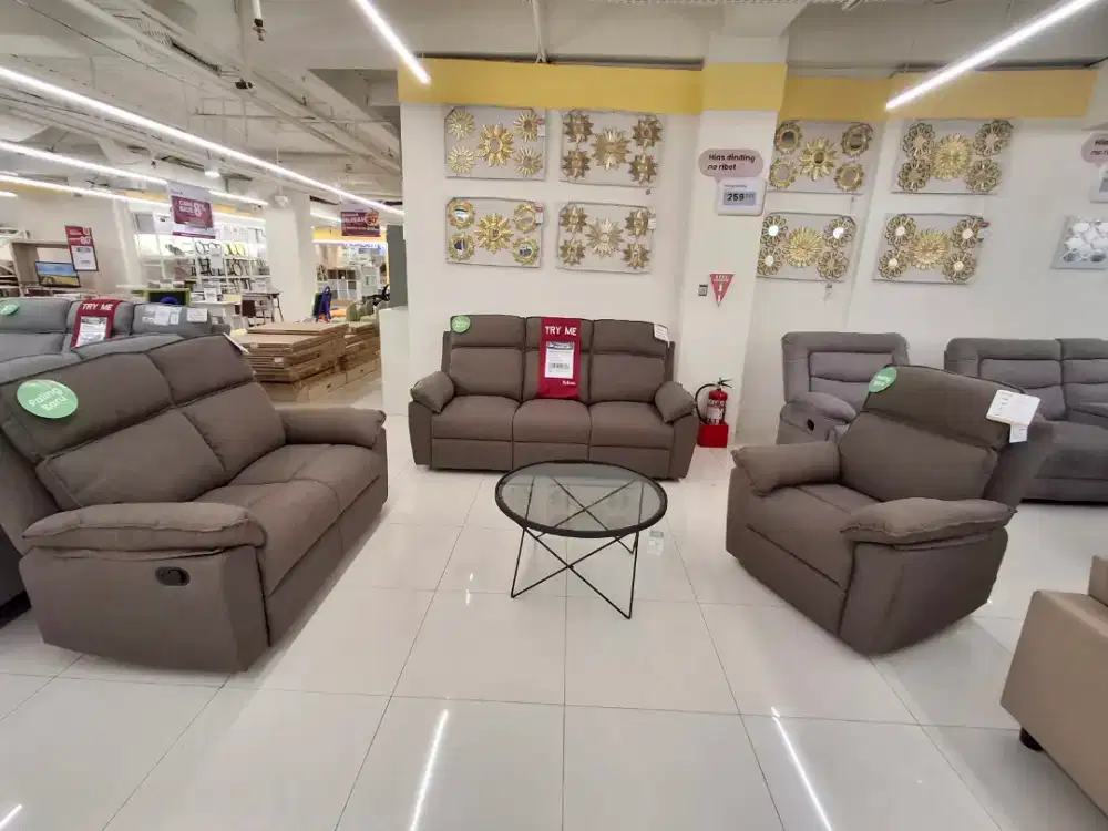 PROMO SOFA SET RECLINER