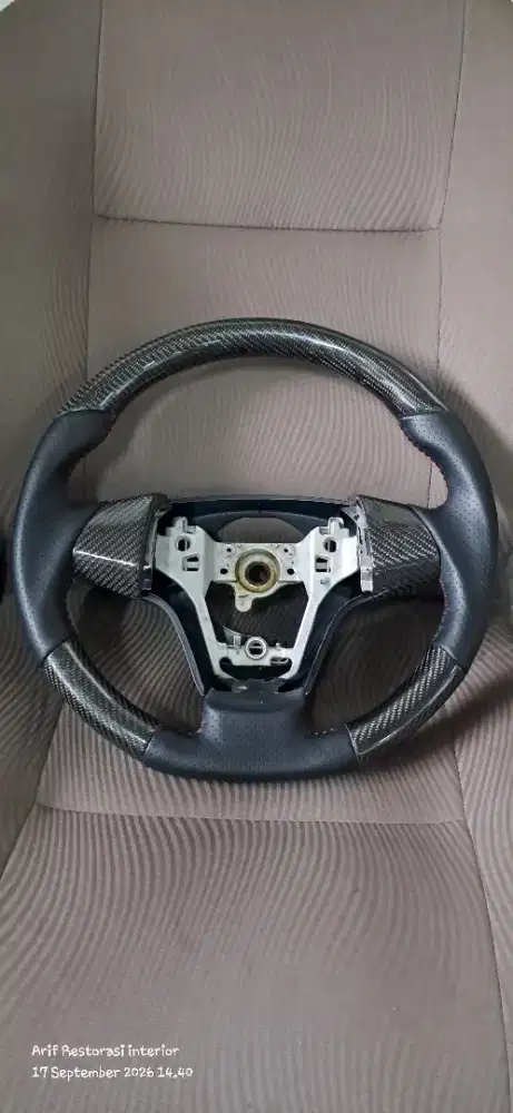 Lingkaran setir carbon kevlar asli