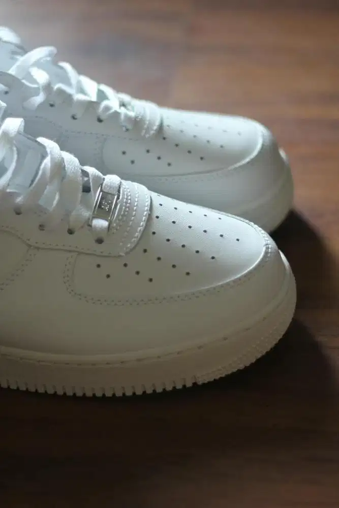 Sepatu Sneakers Air Force 1 Full White Putih