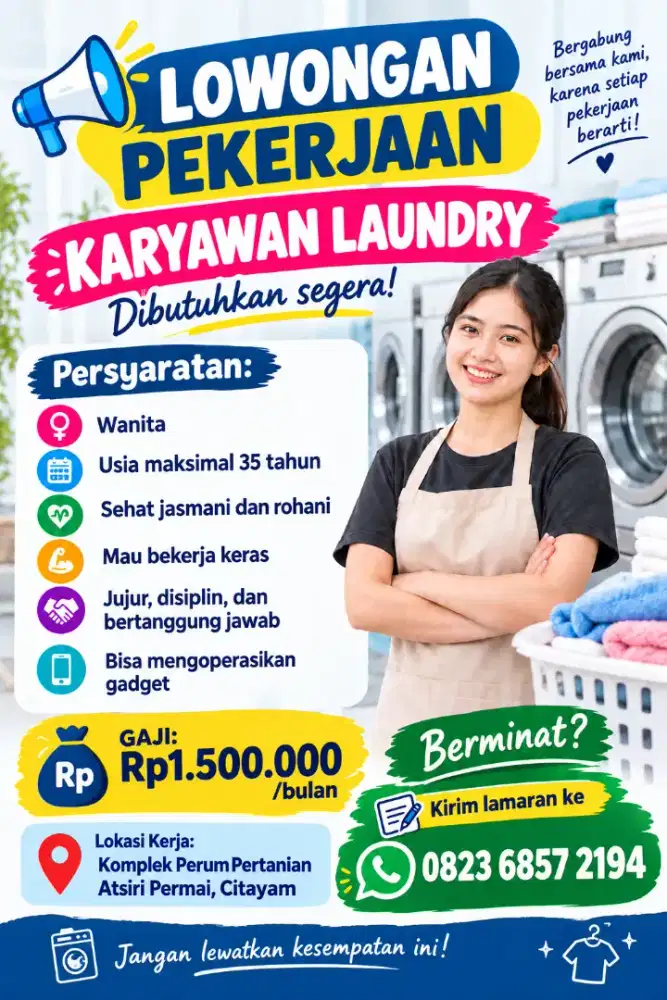 Karyawan Laundry