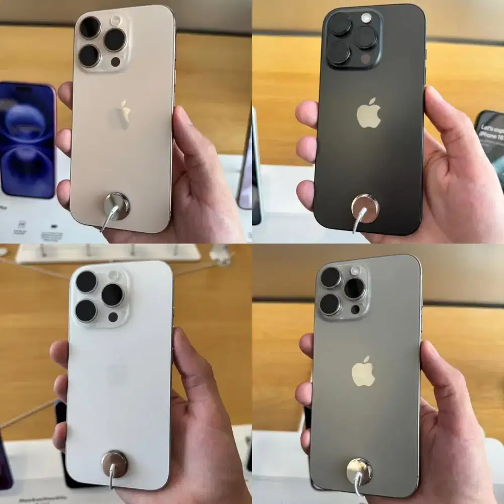 iPhone 16 Pro 128, 256 GB, New iBox Garansi Resmi 1 Tahun.