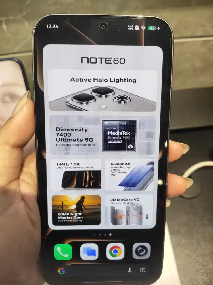 infinix Note 60 cicilan hanya pakai KTP proses 1 menit