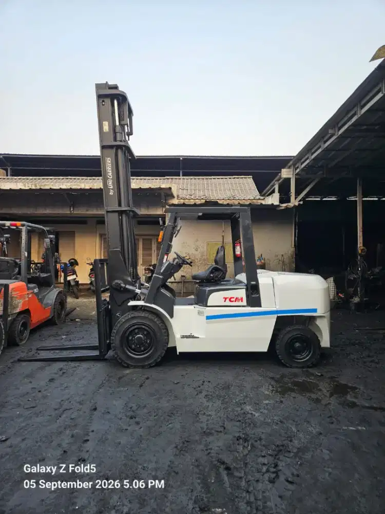 Forklift TCM 5 Ton,Tiang 6 Meter,Matic,S6S,Ban Single,Tahun 2018