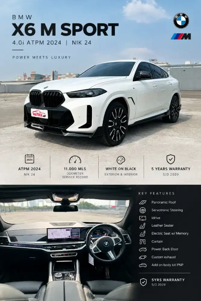 BMW X6 MSPORT 4.0i!! BMW X6 MSPORT ATPM2 2026! BMW X6 MSPORT 4.0i 2024